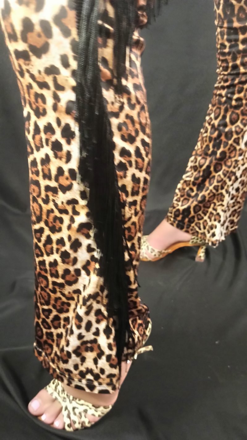 Παντελόνι Χορού Latin Leopard Pants - Image 3