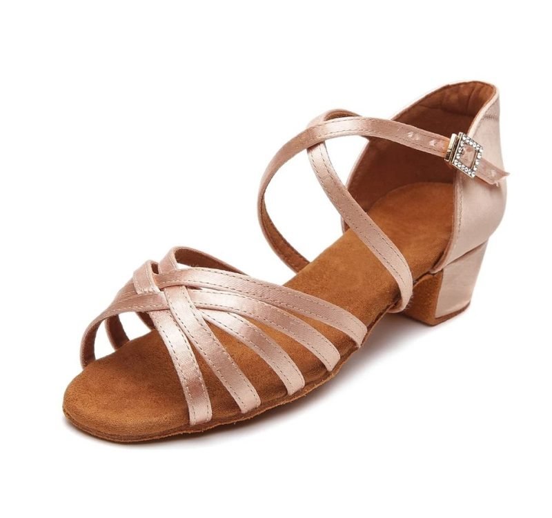 Παιδικά Παπούτσια Χορού Latin Silk Satin - Image 1